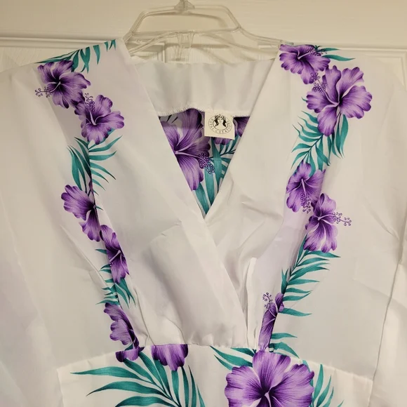 VTG Hawaii Royal Creations Dress Caftan Muumuu ~ OSFM ~ Plus ~ Maternity… - Picture 3 of 16